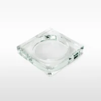 SQUARE PETITE CLEAR, CINZEIRO DE CRISTAL