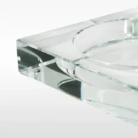 SQUARE PETITE CLEAR, CINZEIRO DE CRISTAL - Imagem 2