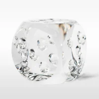 DADO DECORATIVO EM CRISTAL