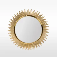 ESPELHO SOLEIL EM DOURADO