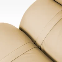 TUBE, POLTRONA EM PELE BEGE - Image 4